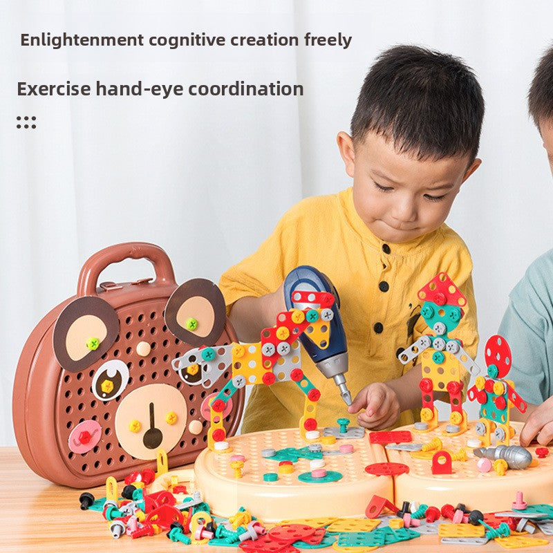 Baby's educational assembly toolbox