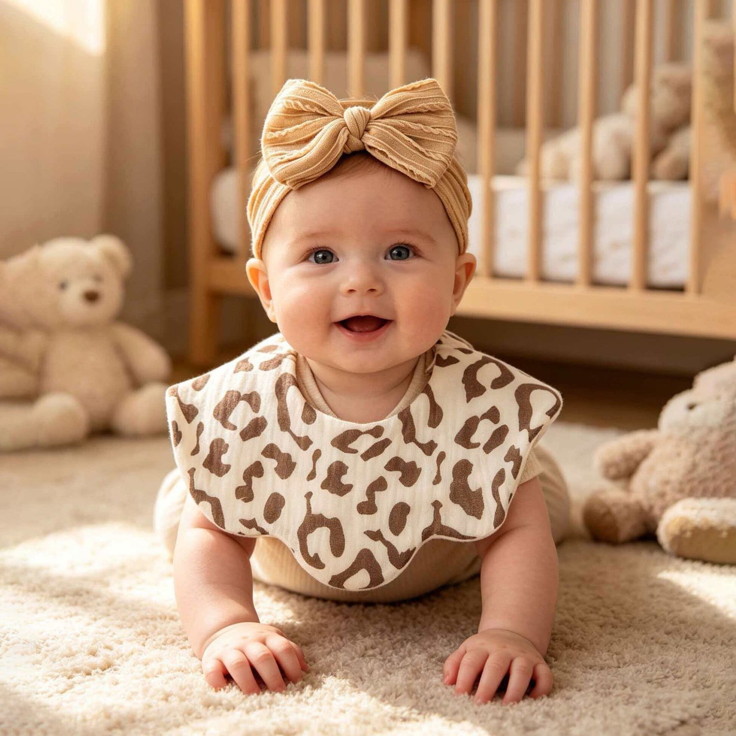 Baby Saliva Towel and Headband
