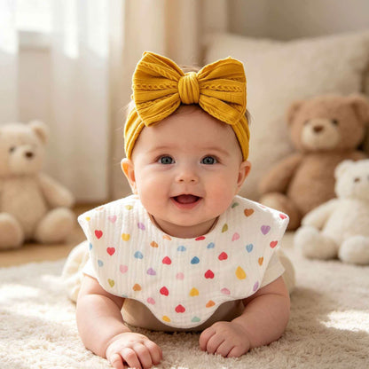 Baby Saliva Towel and Headband