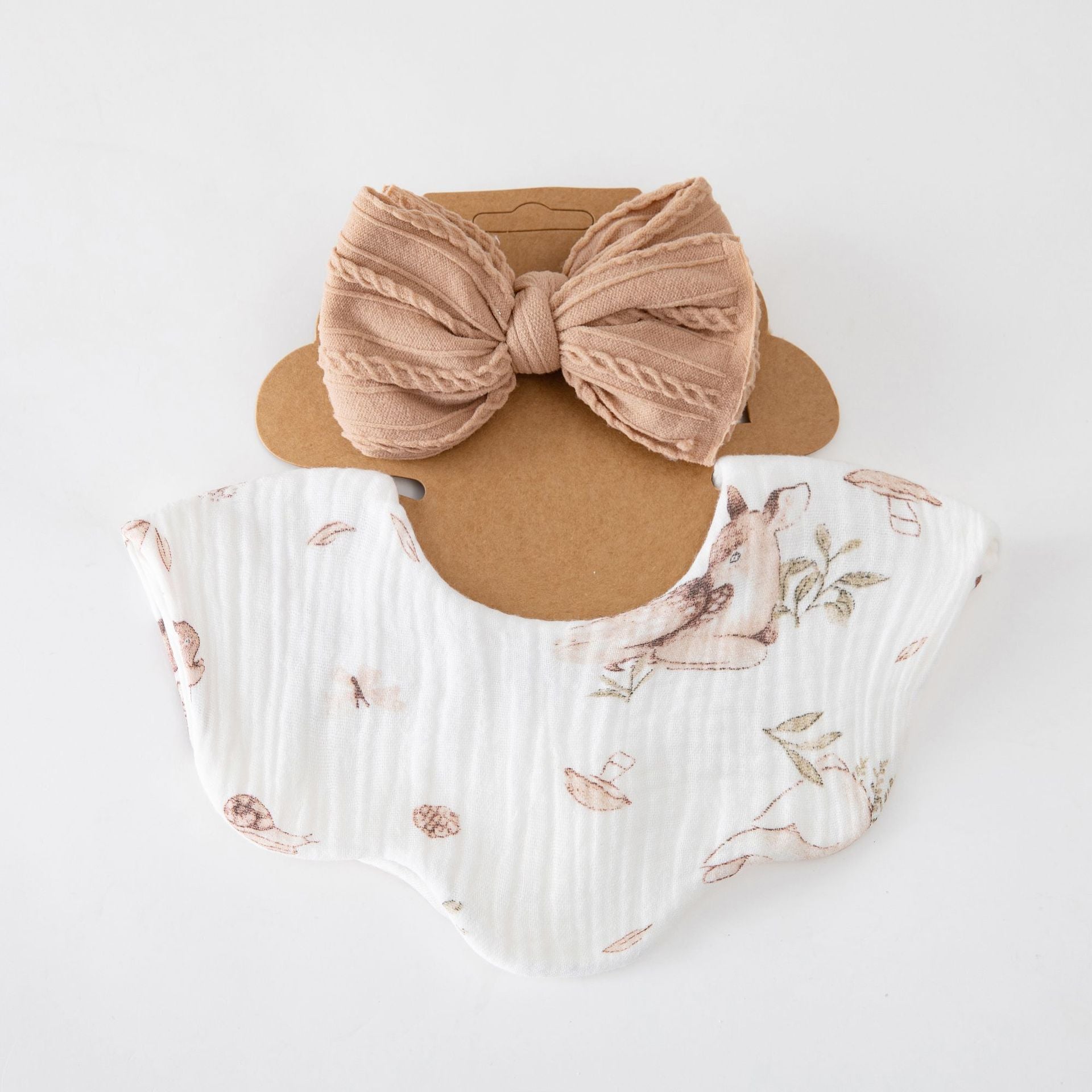 Baby Saliva Towel and Headband