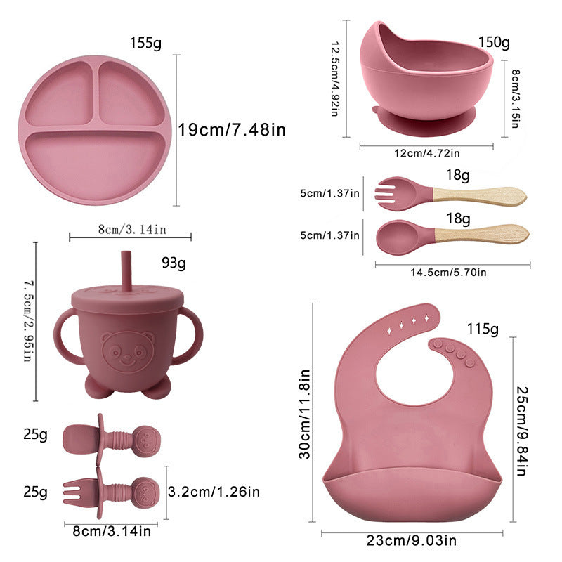 Baby Silicone Feeding Set