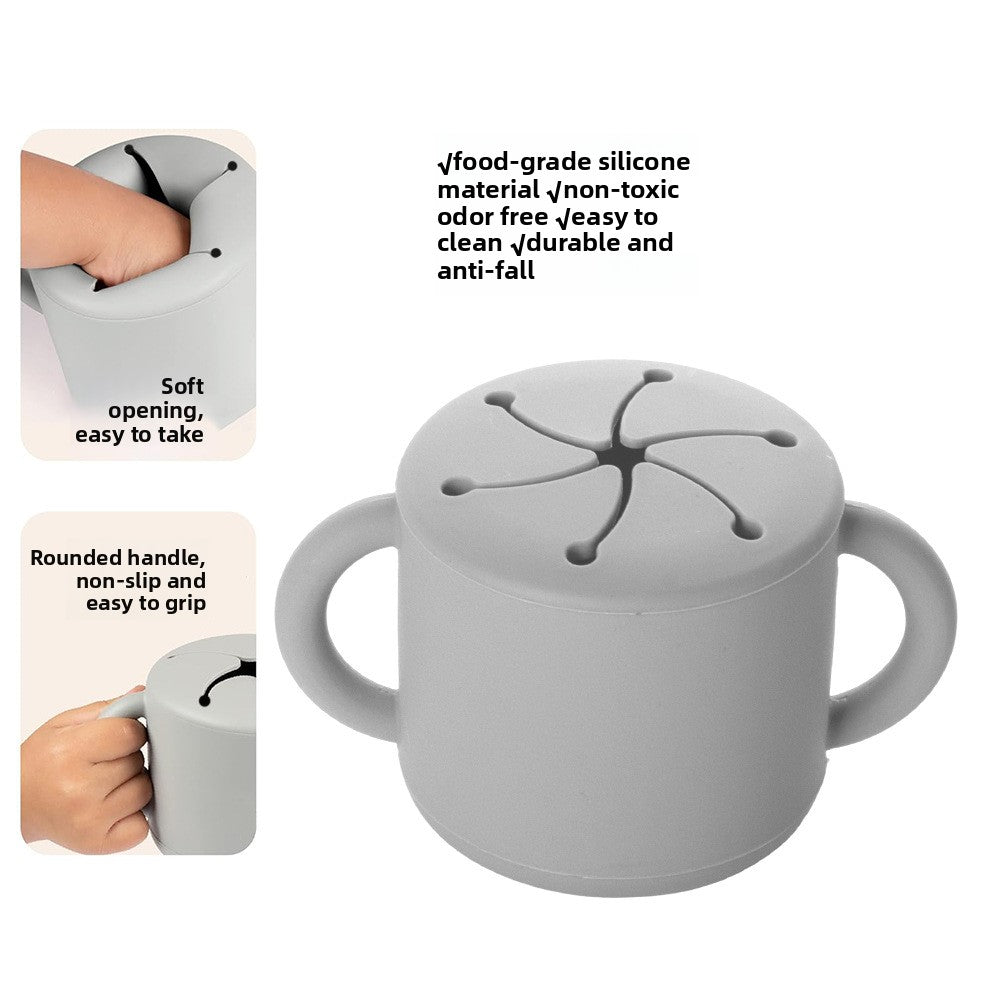 Baby Silicone Snack Cup with Suction Base