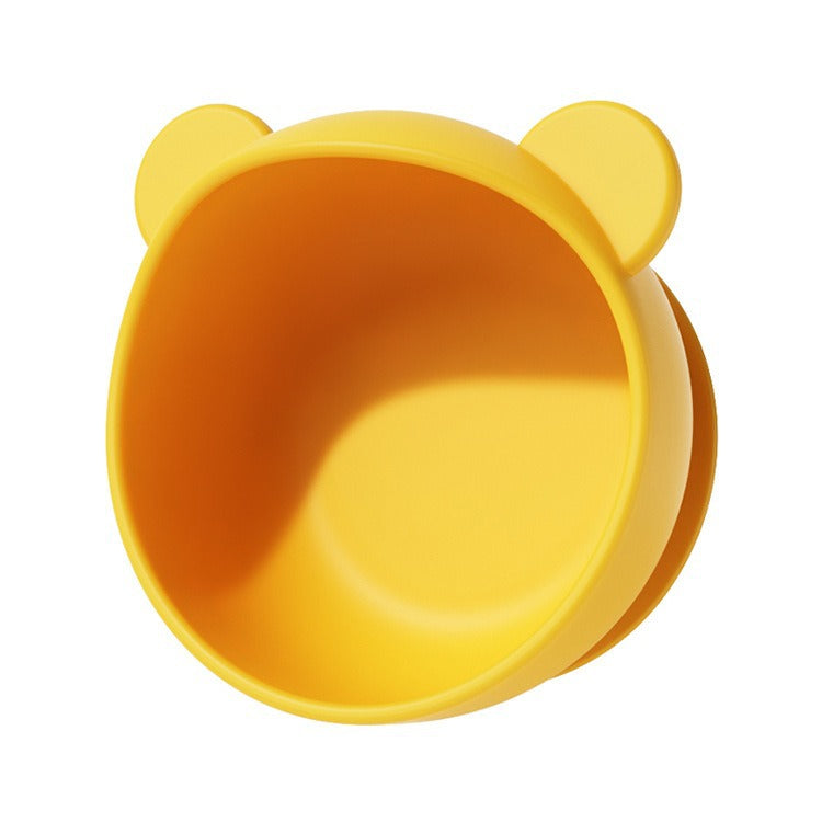 Baby Silicone Suction Cup Bowl with Anti-Spill Design