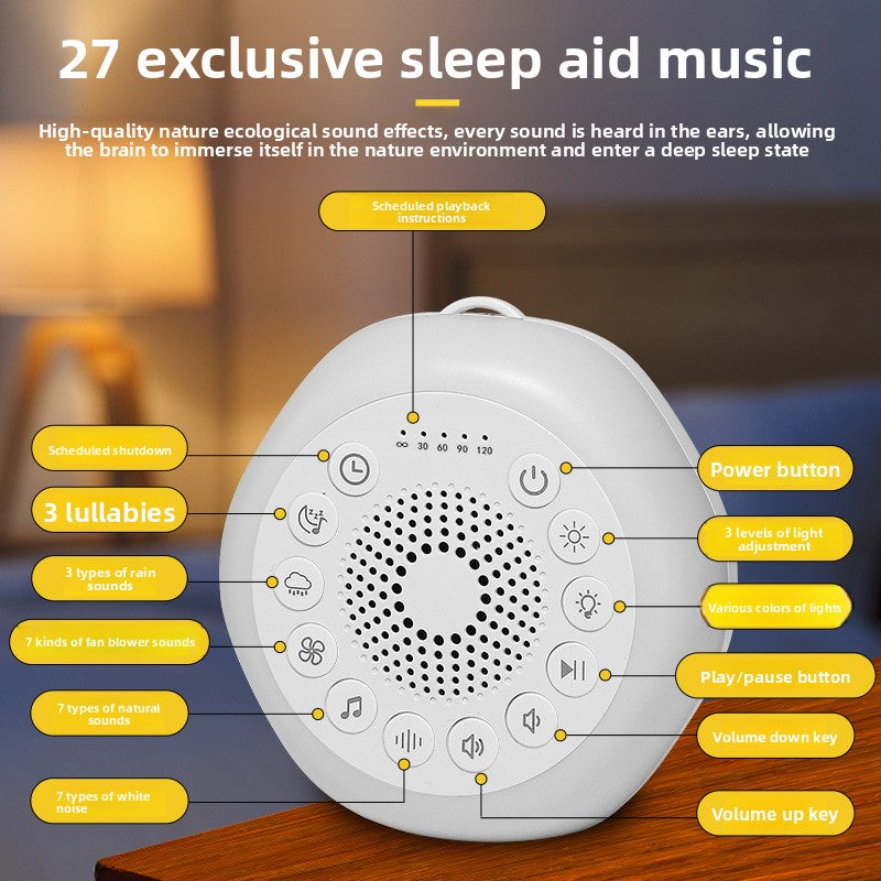 Baby Sleep Sound Machine Night Light