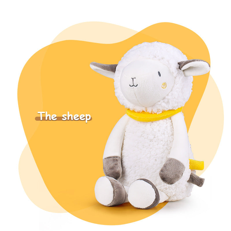 Baby Soothing Plush Doll with Light and Music