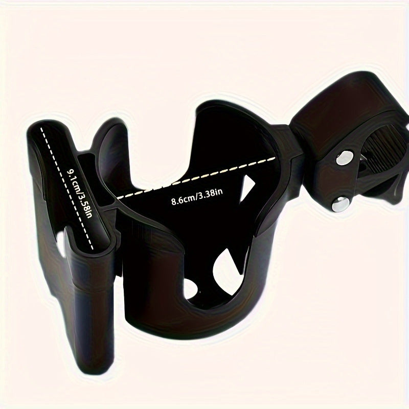 Baby stroller bottle holder