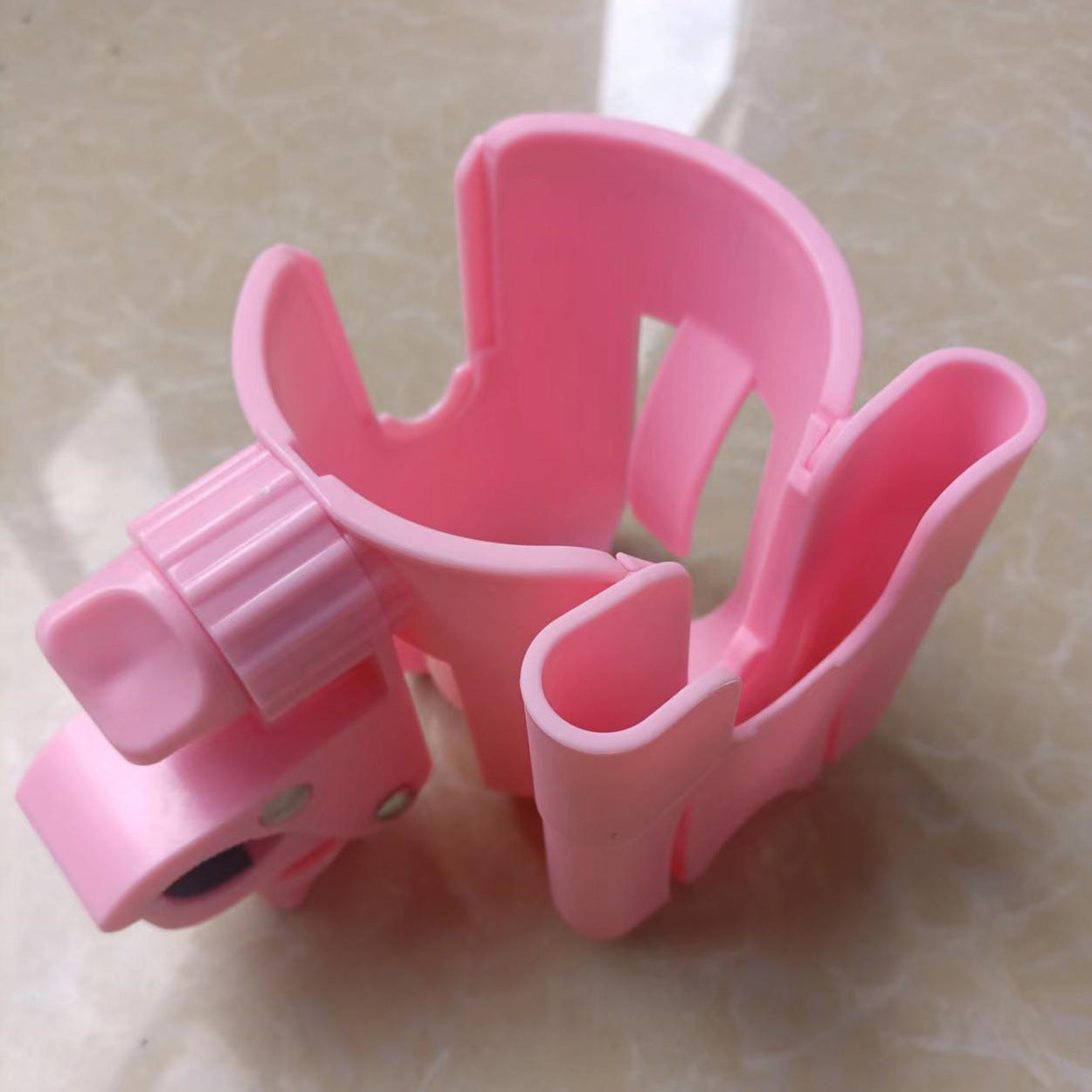 Baby stroller bottle holder