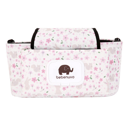 Baby Stroller Hanging Storage Bag with Shoulder Strap
