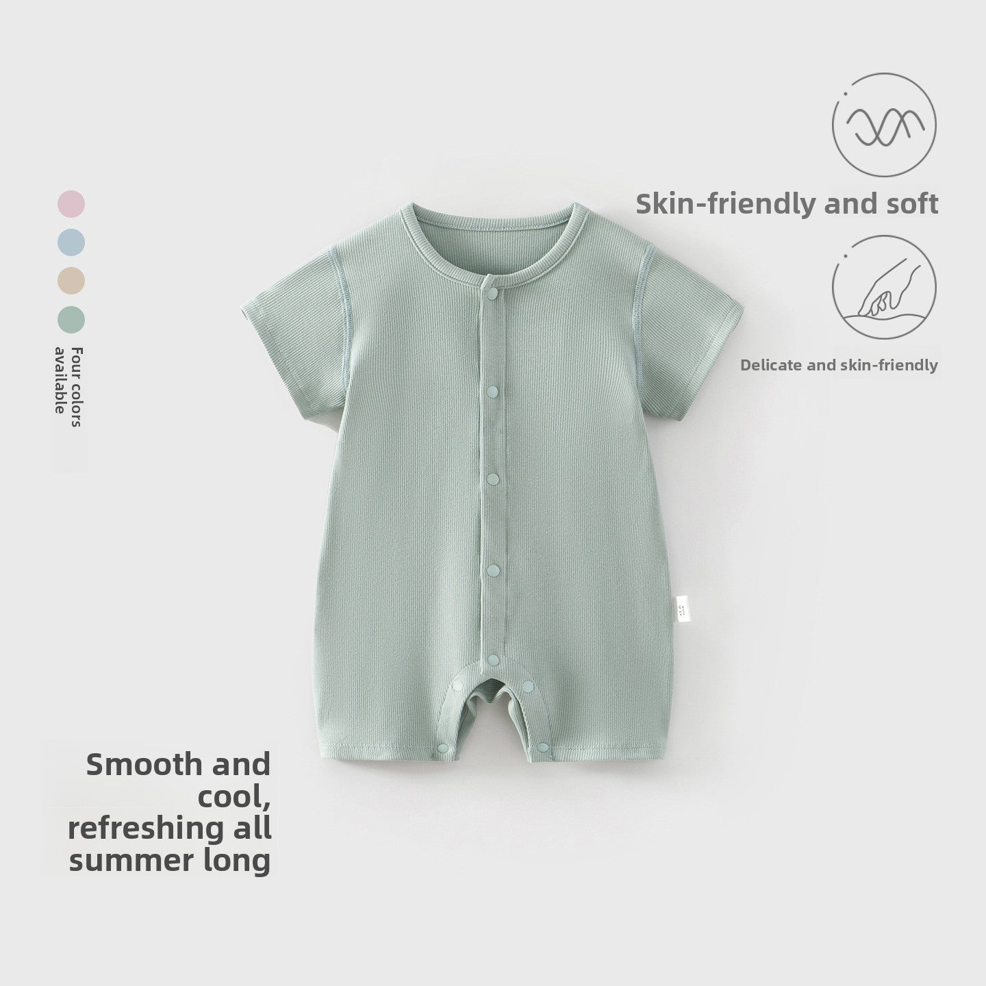 Baby Summer Short Sleeve Romper