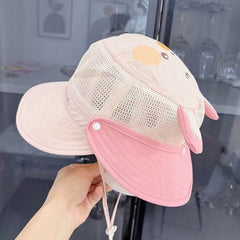 Yellow mesh cap