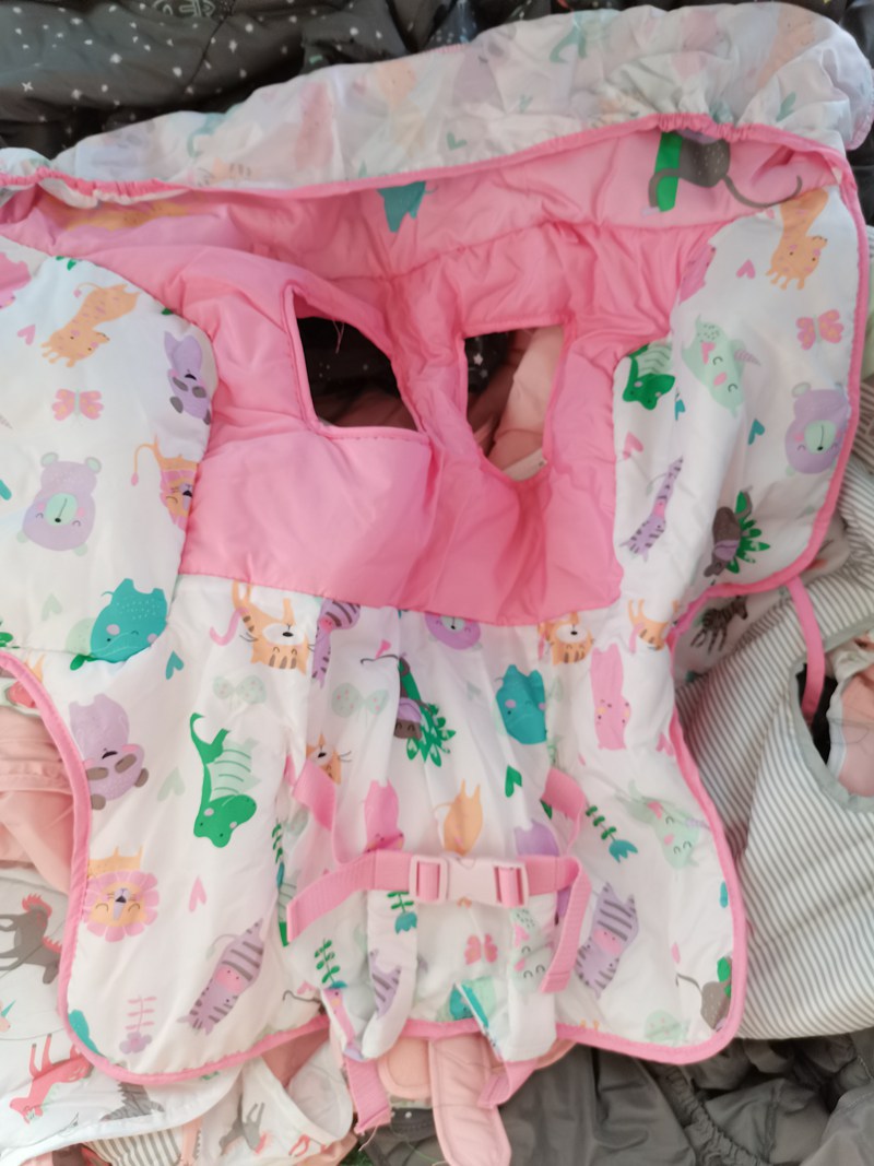 Baby supermarket shopping cart seat cushion