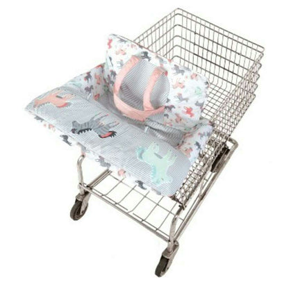 Baby supermarket shopping cart seat cushion