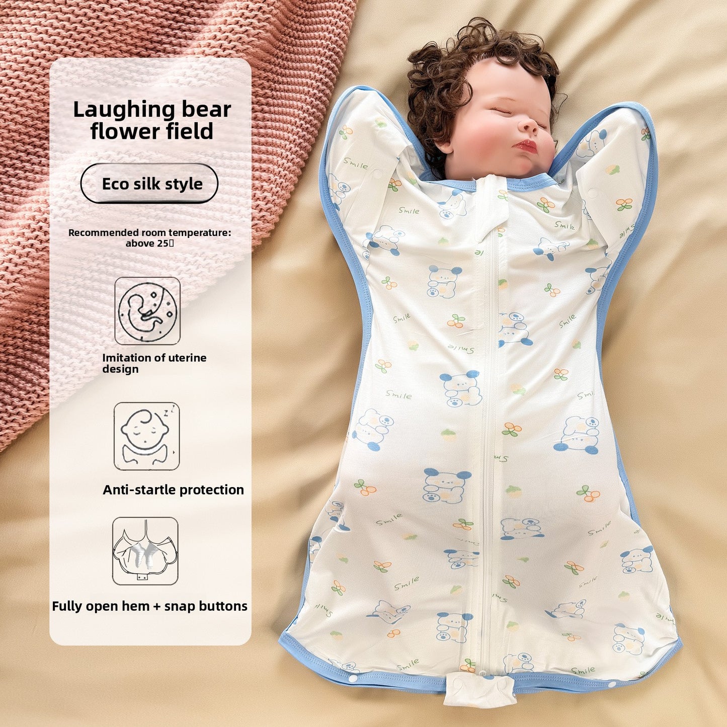 Baby Swaddle Sleeping Bag