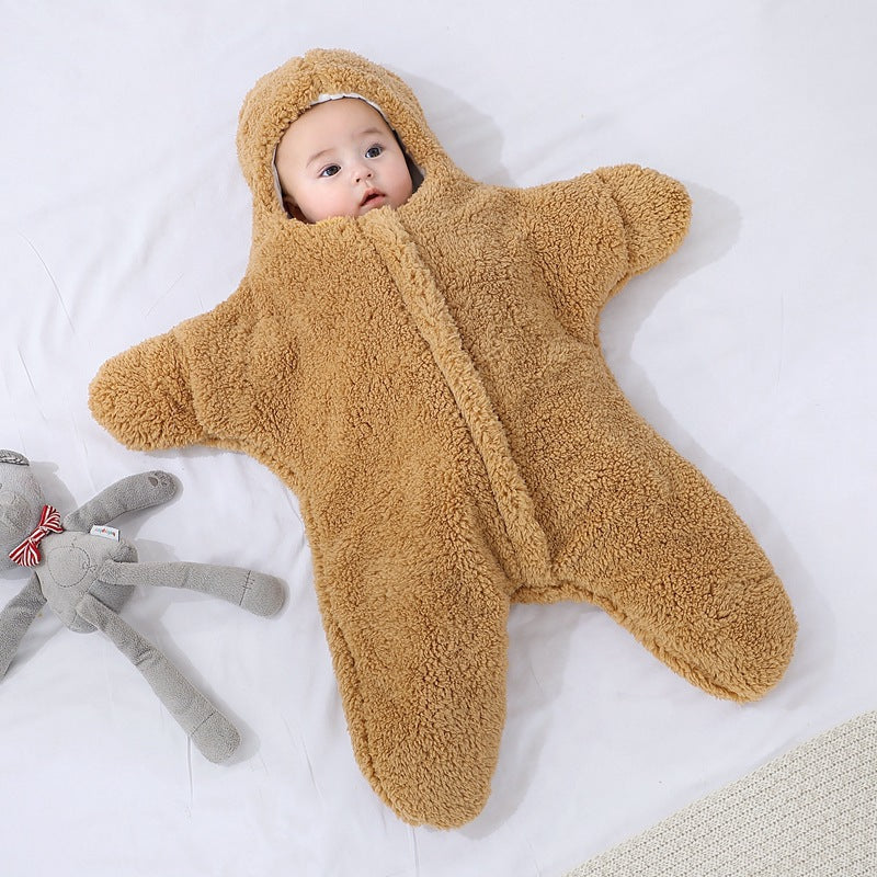 Baby Swaddling Sleeping Bag Winter Warm