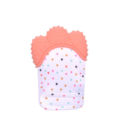 Baby teething silicone gloves