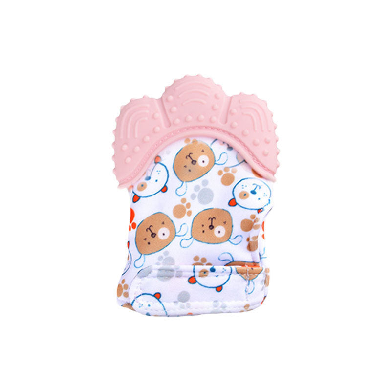 Baby teething silicone gloves