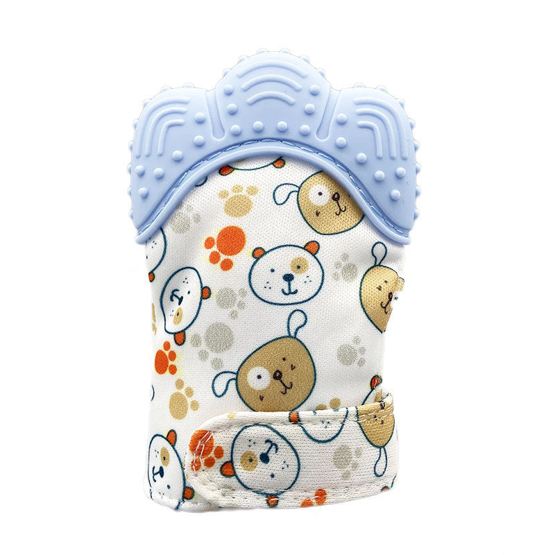 Baby teething silicone gloves