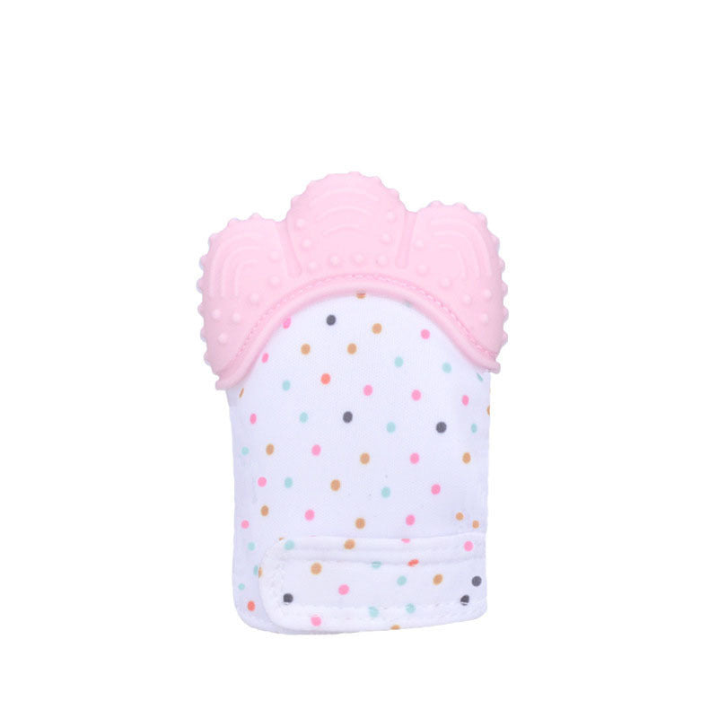 Baby teething silicone gloves