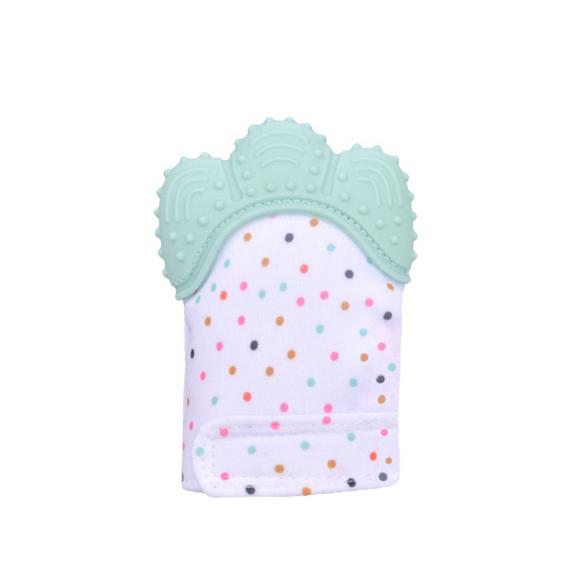 Baby teething silicone gloves