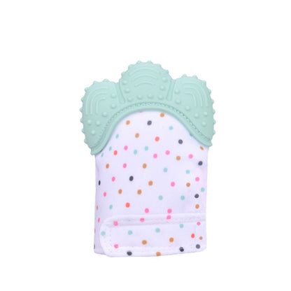 Baby teething silicone gloves