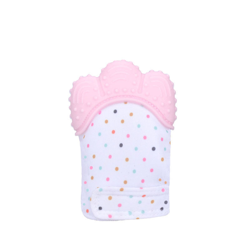 Baby teething silicone gloves