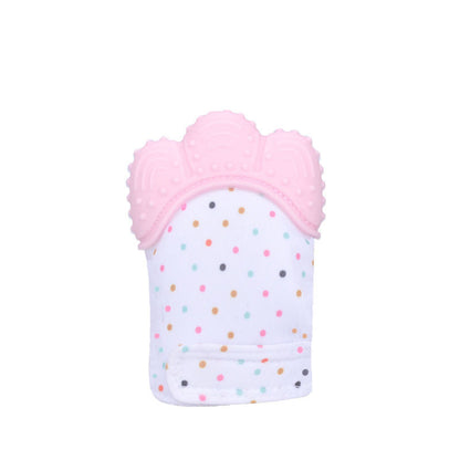 Baby teething silicone gloves