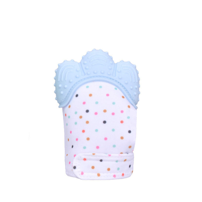Baby teething silicone gloves