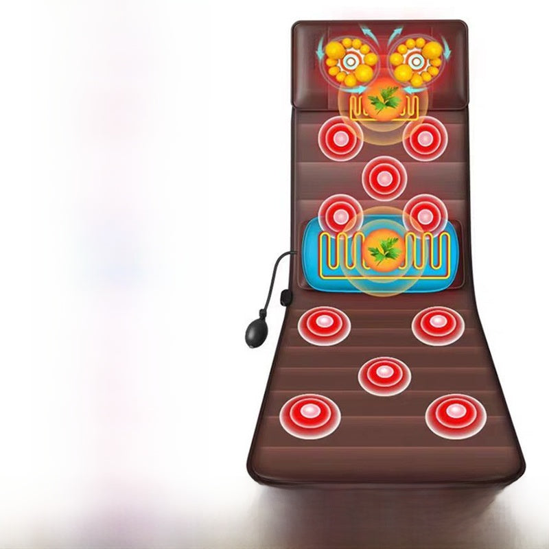 Back and waist massage mattress