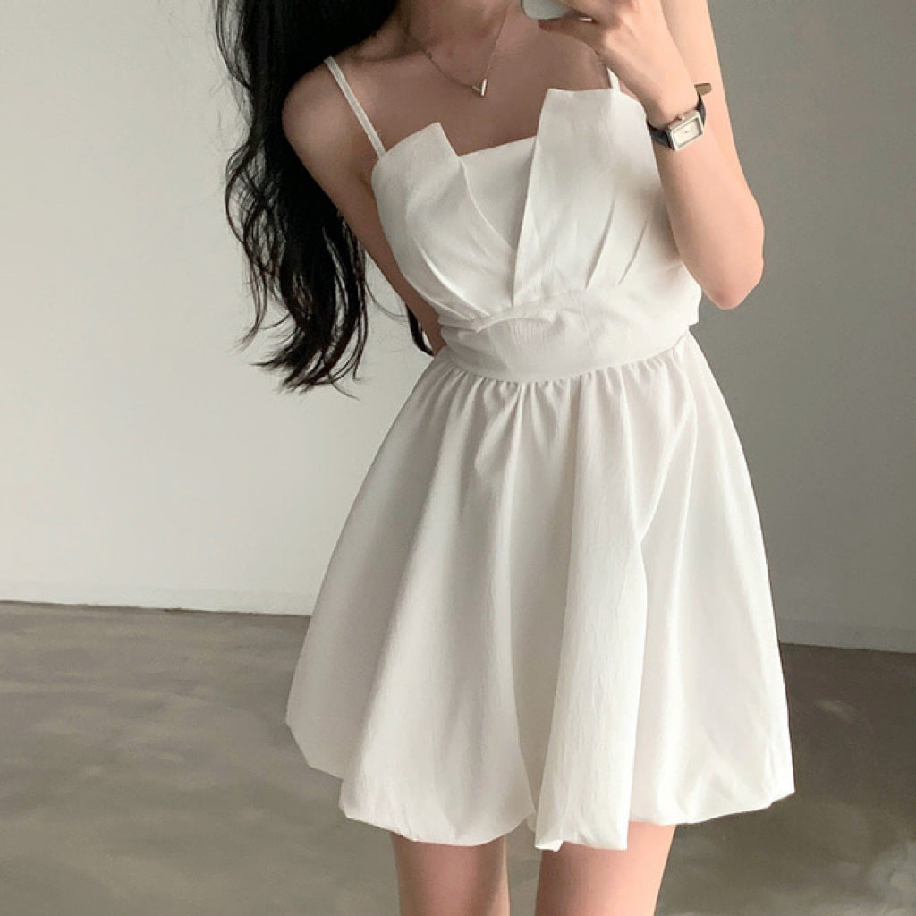 Back tie dress for women, slip dress