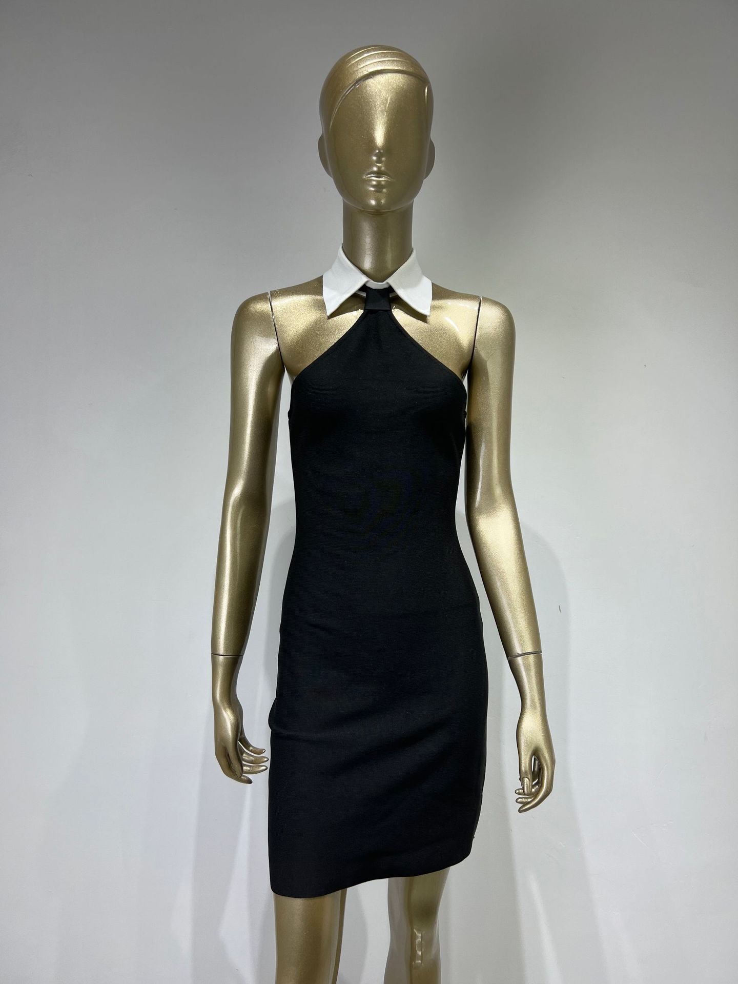 Backless Black Dress