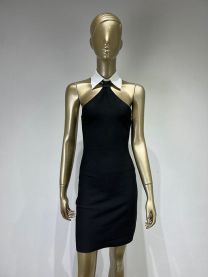 Backless Black Dress