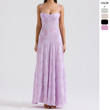 Backless dress Women Sexy Square Collar Dress Evening Dress dress Women
