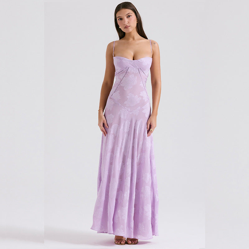 Backless dress Women Sexy Square Collar Dress Evening Dress dress Women