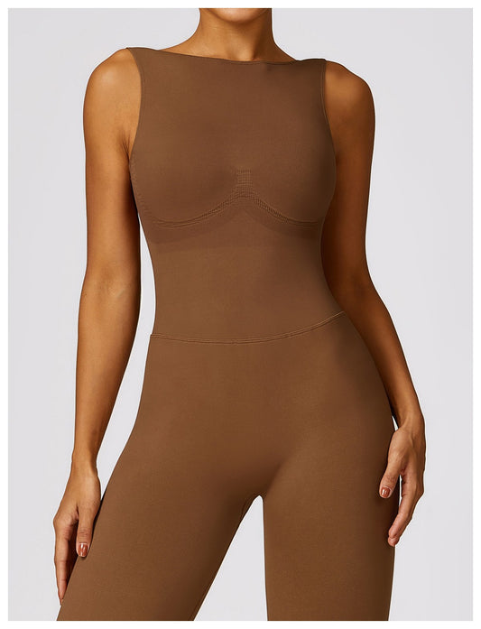 Backless fitness clothing