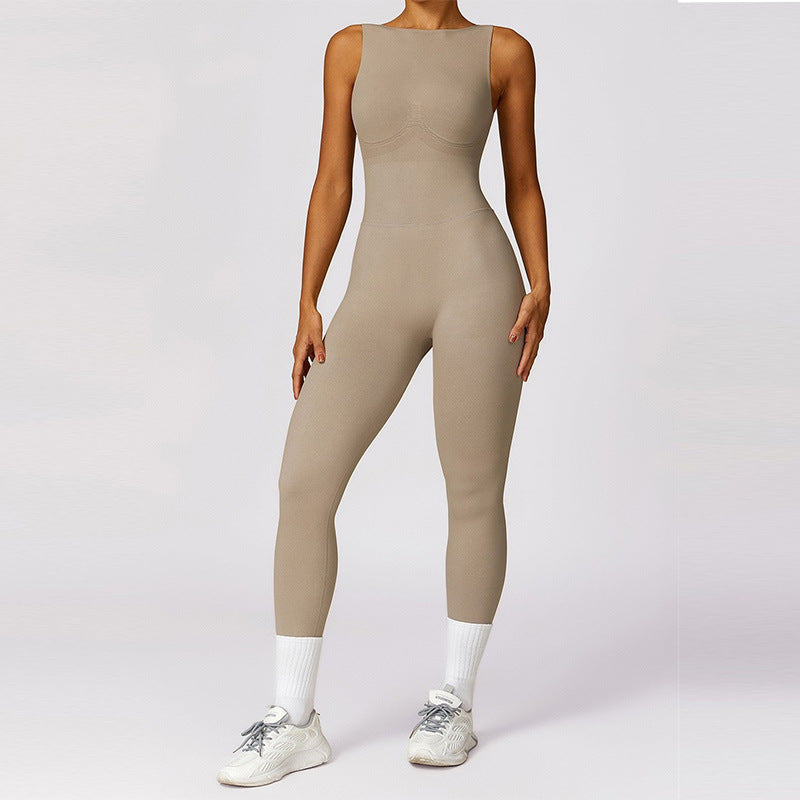 Backless fitness clothing