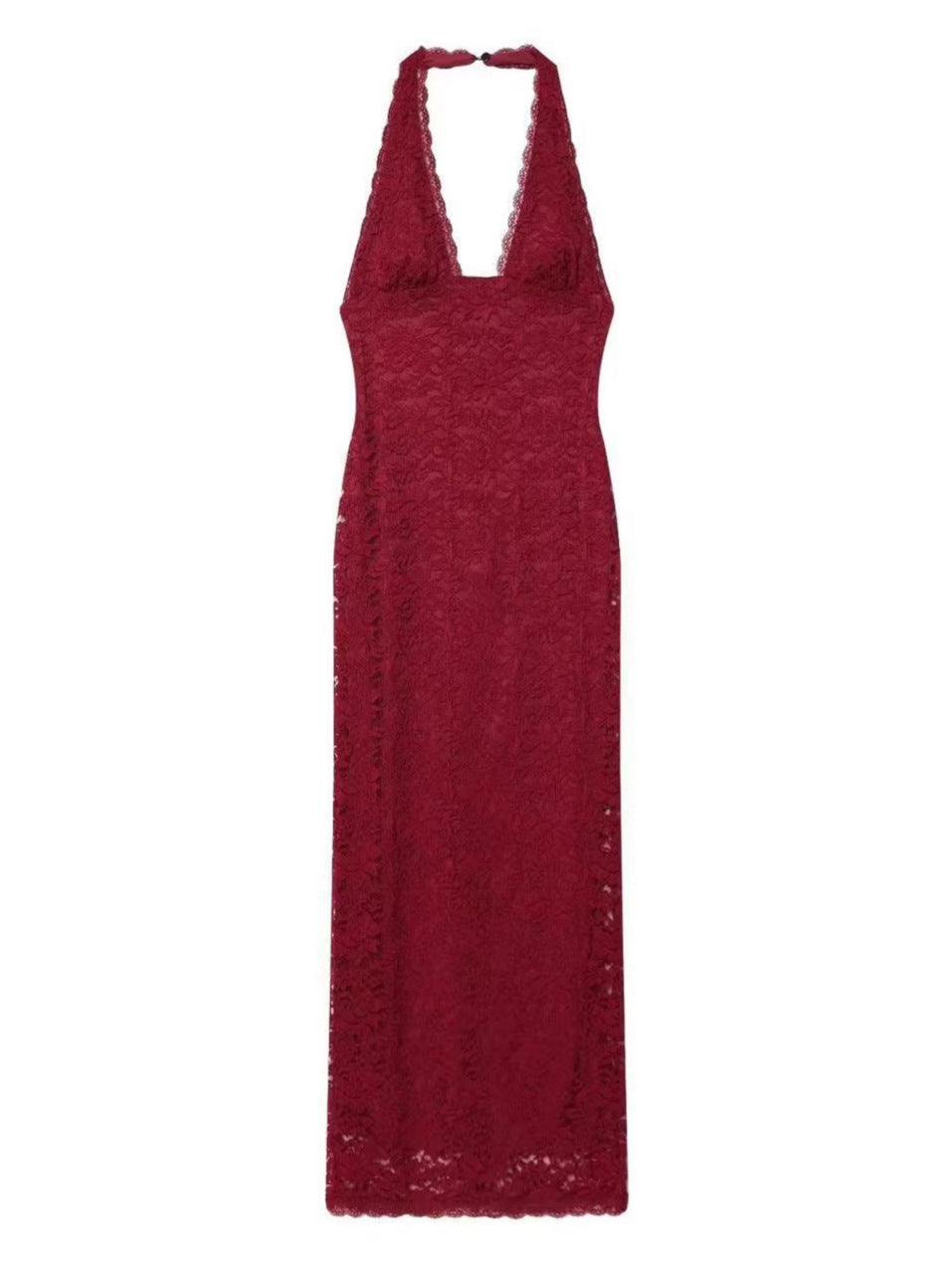 Backless Halter Dress