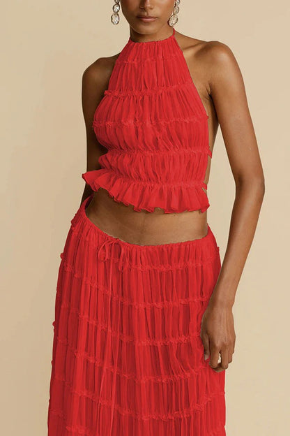 Backless Hanging Skirt