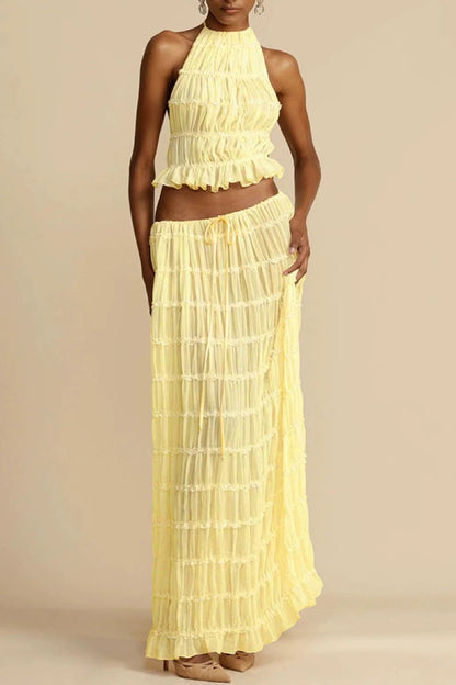 Backless Hanging Skirt
