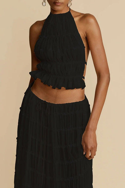 Backless Hanging Skirt
