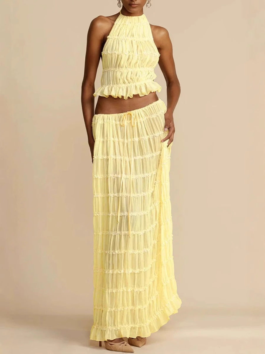 Backless Hanging Skirt