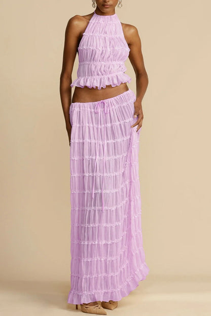 Backless Hanging Skirt