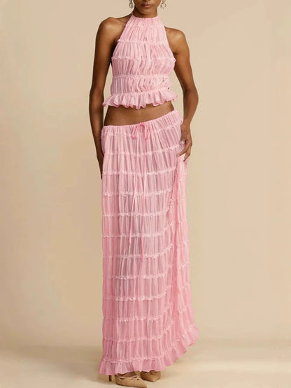 Backless Hanging Skirt