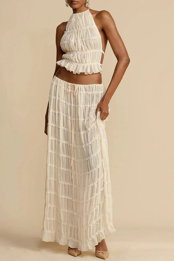 Backless Hanging Skirt