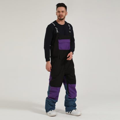 Backless one-piece ski pants