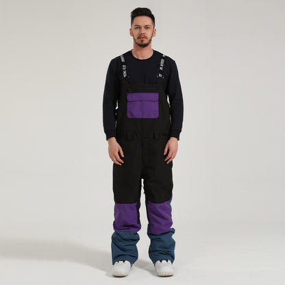 Backless one-piece ski pants