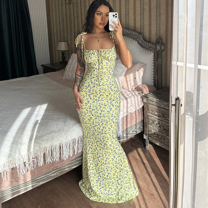 Backless Slim-fit Hip Casual Sexy Dress