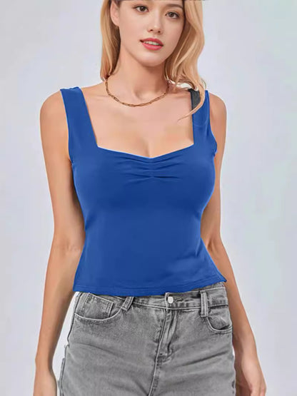 Backless Square Neck Vest