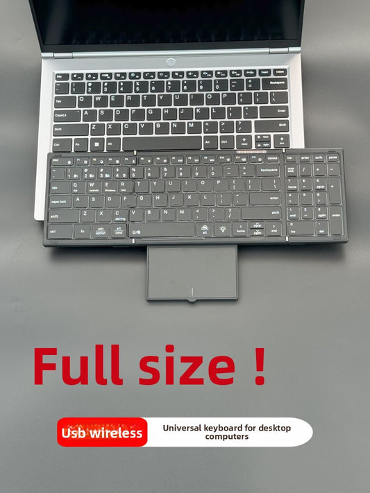 Backlit Foldable Wireless Keyboard with Touchpad