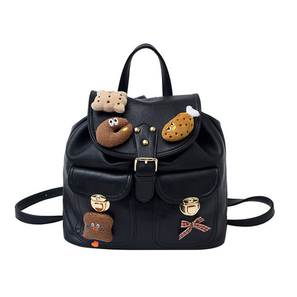 Backpack for Boys and Girls, Cute Plush Toy Pendant, Children's School Bag