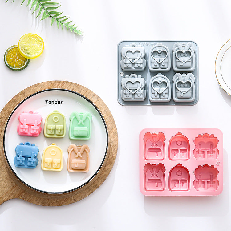 Backpack Shape Silicone Mold for Cake Chocolate